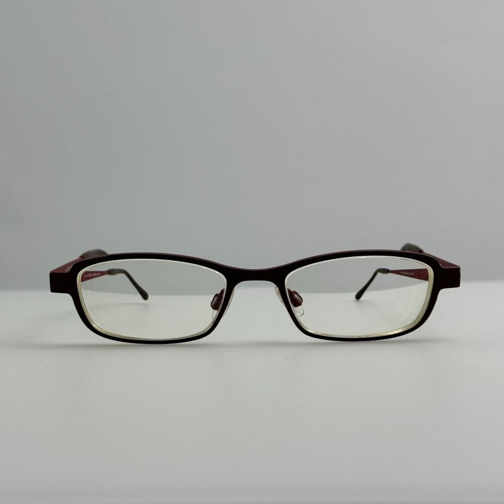 Bevel Eyeglasses Eye Glasses Frames 8586 Texas Dolly Dbrd Japan 48-17 - Picture 3 of 6